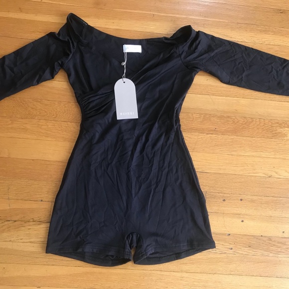 MESHKI lot NWT (jacket, dress, playsuit, bandeau) size XS, $330 value - Picture 6 of 12